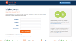 Desktop Screenshot of makoja.com